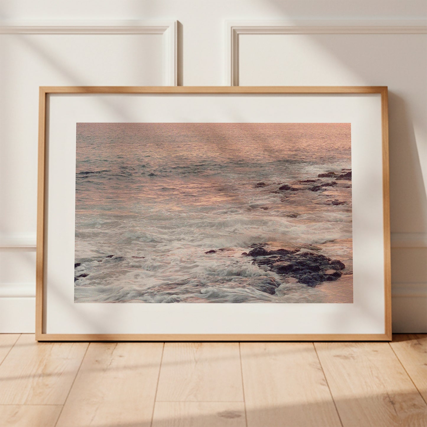 Pink Waves at Sunset | Open Edition Fine Art Print