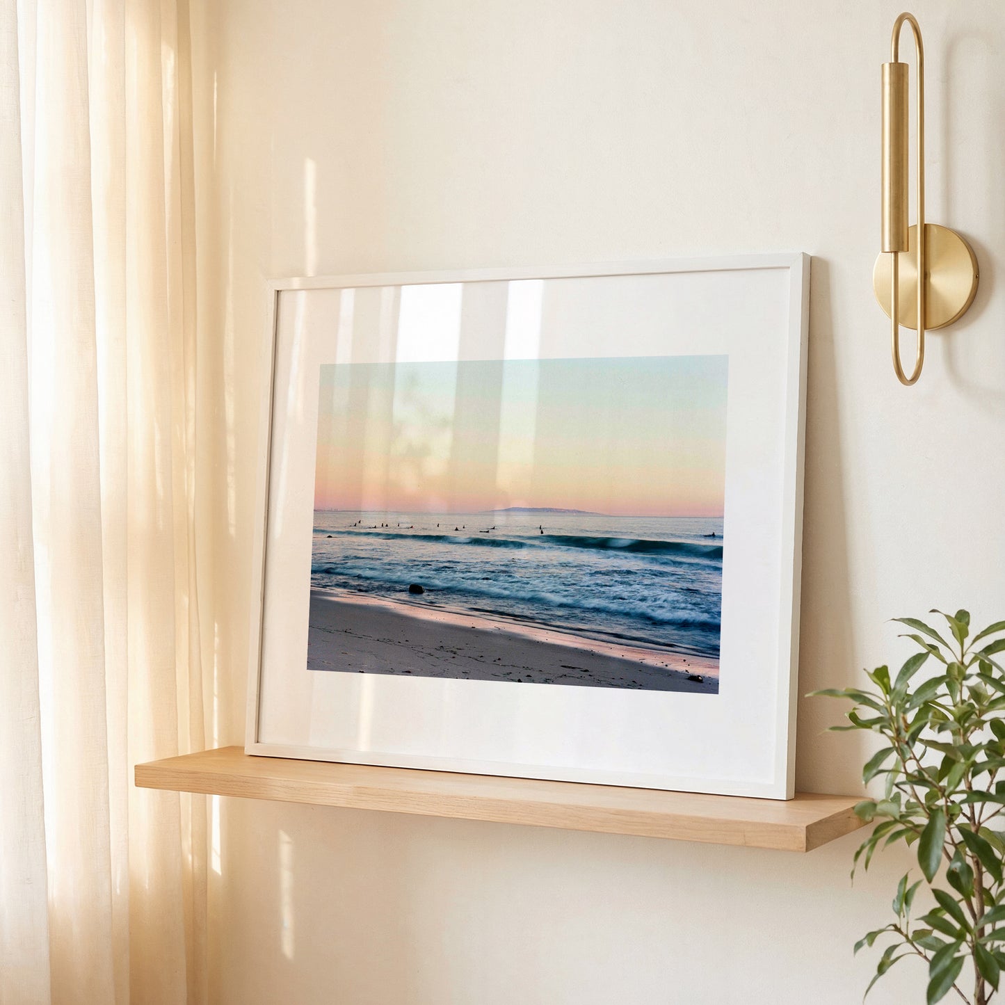 Sunset at Topanga Beach | Open Edition Fine Art Print