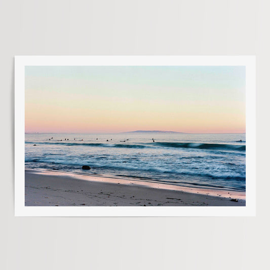 Sunset at Topanga Beach | Open Edition Fine Art Print