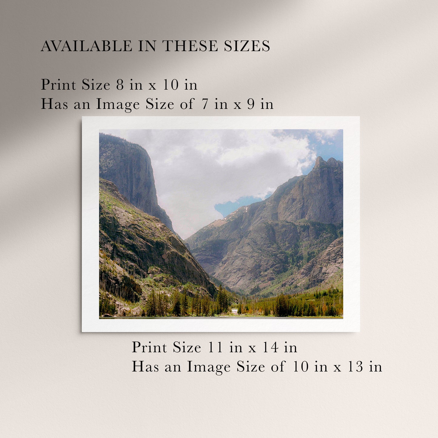 Beartooth Mountains | Open Edition Fine Art Print
