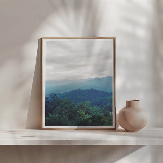 Clouds and Mountains | Open Edition Fine Art Print