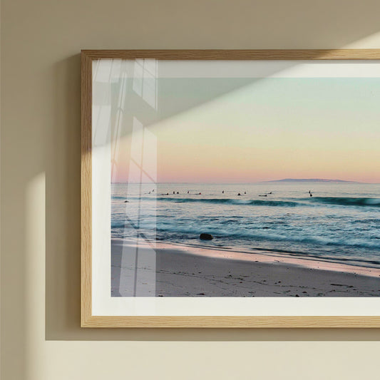Sunset at Topanga Beach | Open Edition Fine Art Print